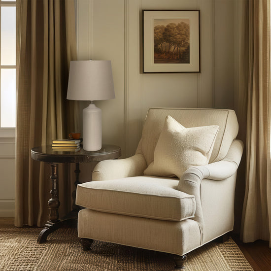 Modern Ceramic Table Lamp (24”)