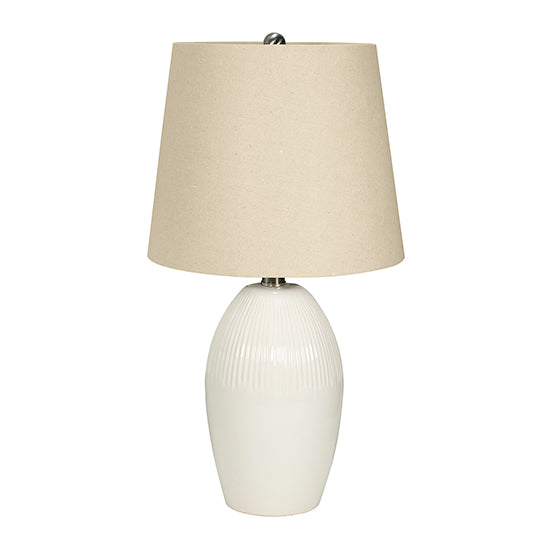 Modern Ceramic Table Lamp (21”)